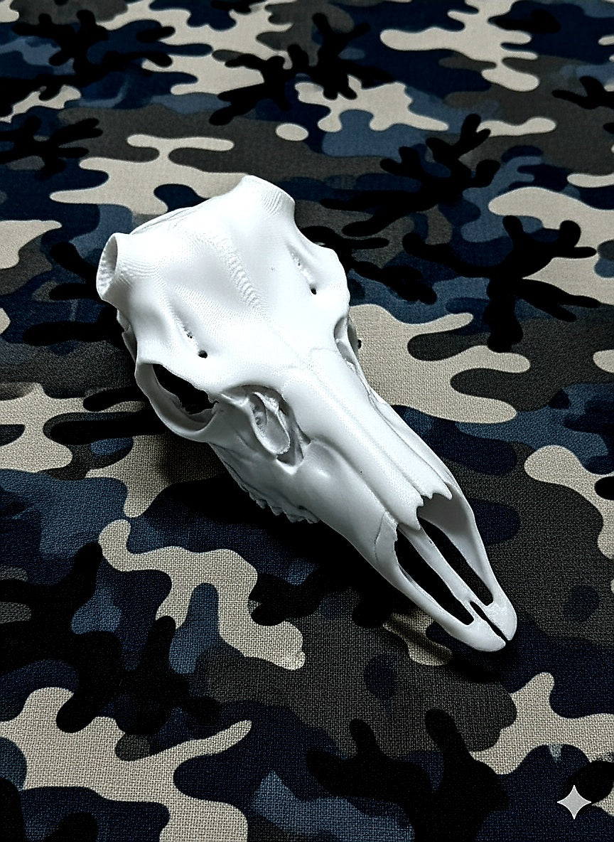 3D Printed European Deer Skull -Mule Deer