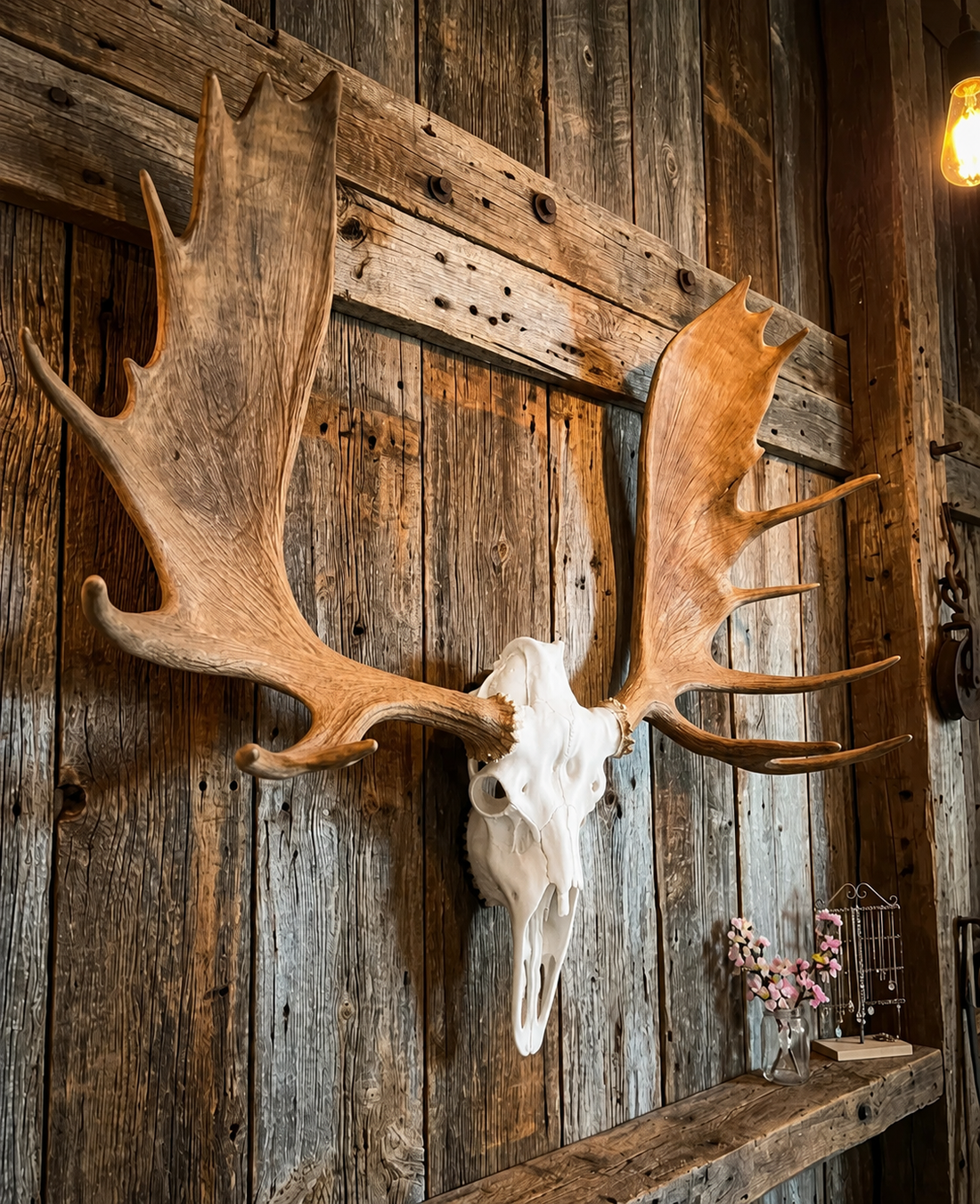 3D Printed European Moose Skull