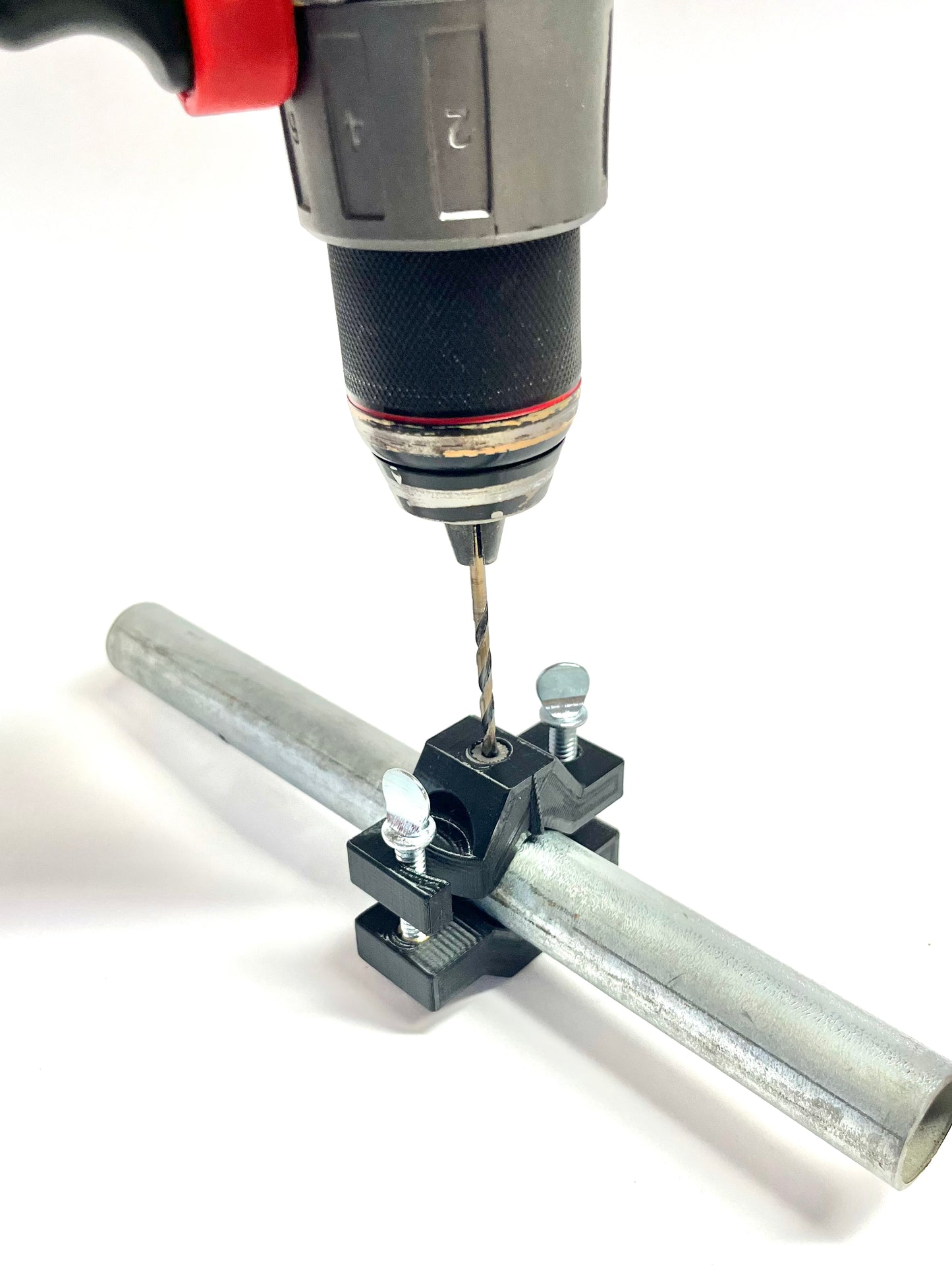 Conduit and Tube Drill Jig Guide