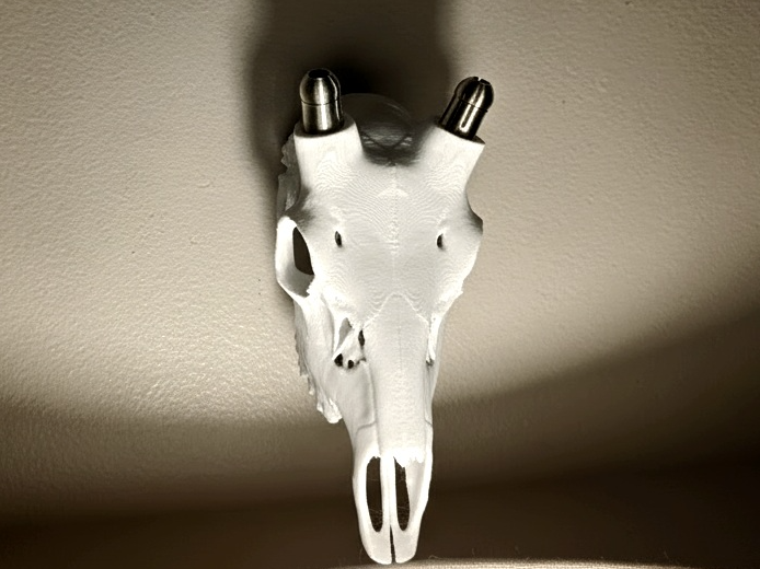 3D Printed European Deer Skull - Fallow Deer